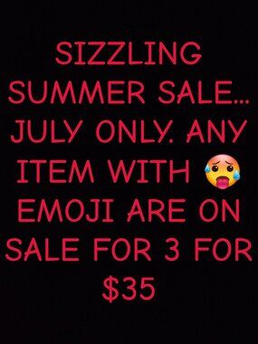 PICK 3 ITEMS WITH THIS 🥵 Emoji GET 3 for $35